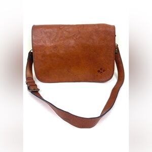 Patricia Nash Vito Leather Messenger Bag